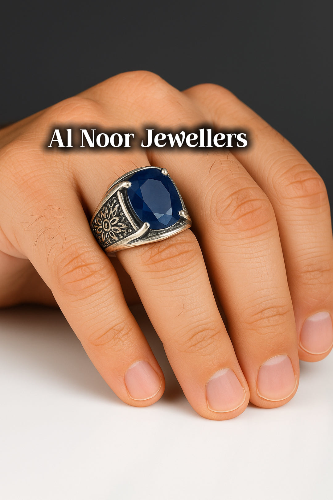 King Neelam Ring #013