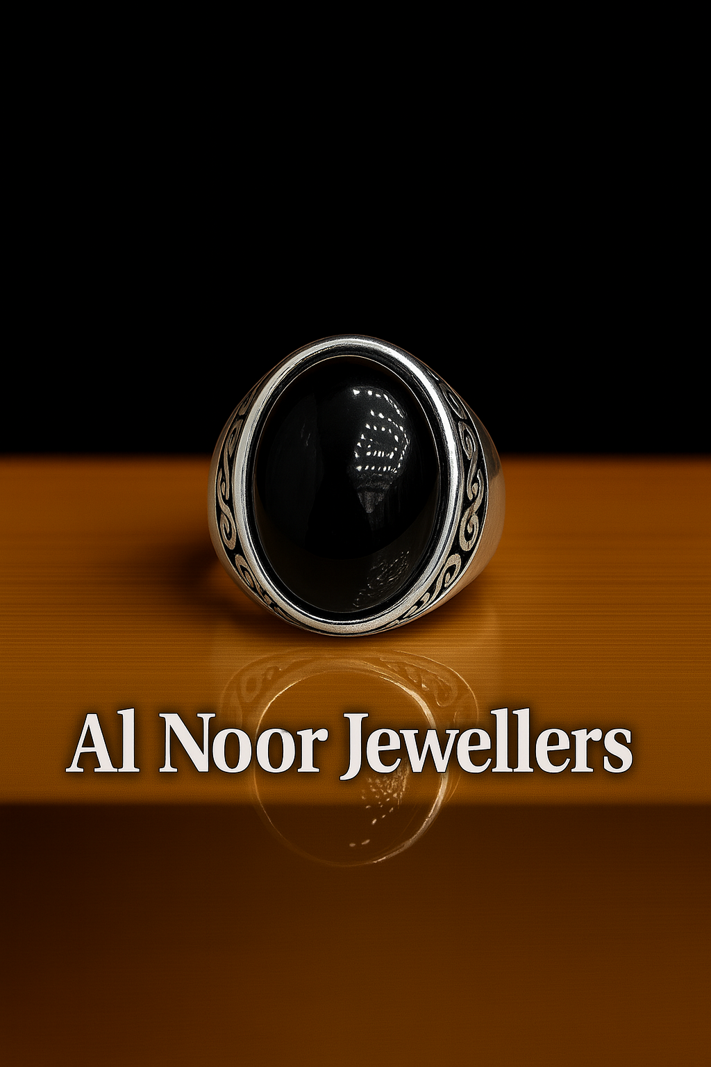 Black Aqeeq king Ring #040